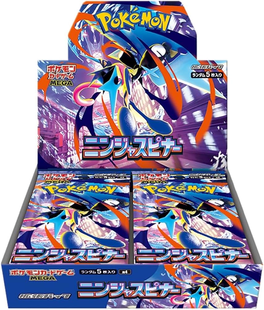 Pokemon Card Game MEGA Expansion Pack Ninja Spinner Box