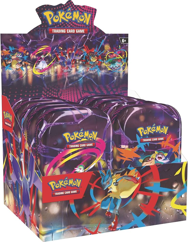 Pokemon TCG: Mega Evolutions Mega Heroes Mini Tin (Random Art) - 2 Packs