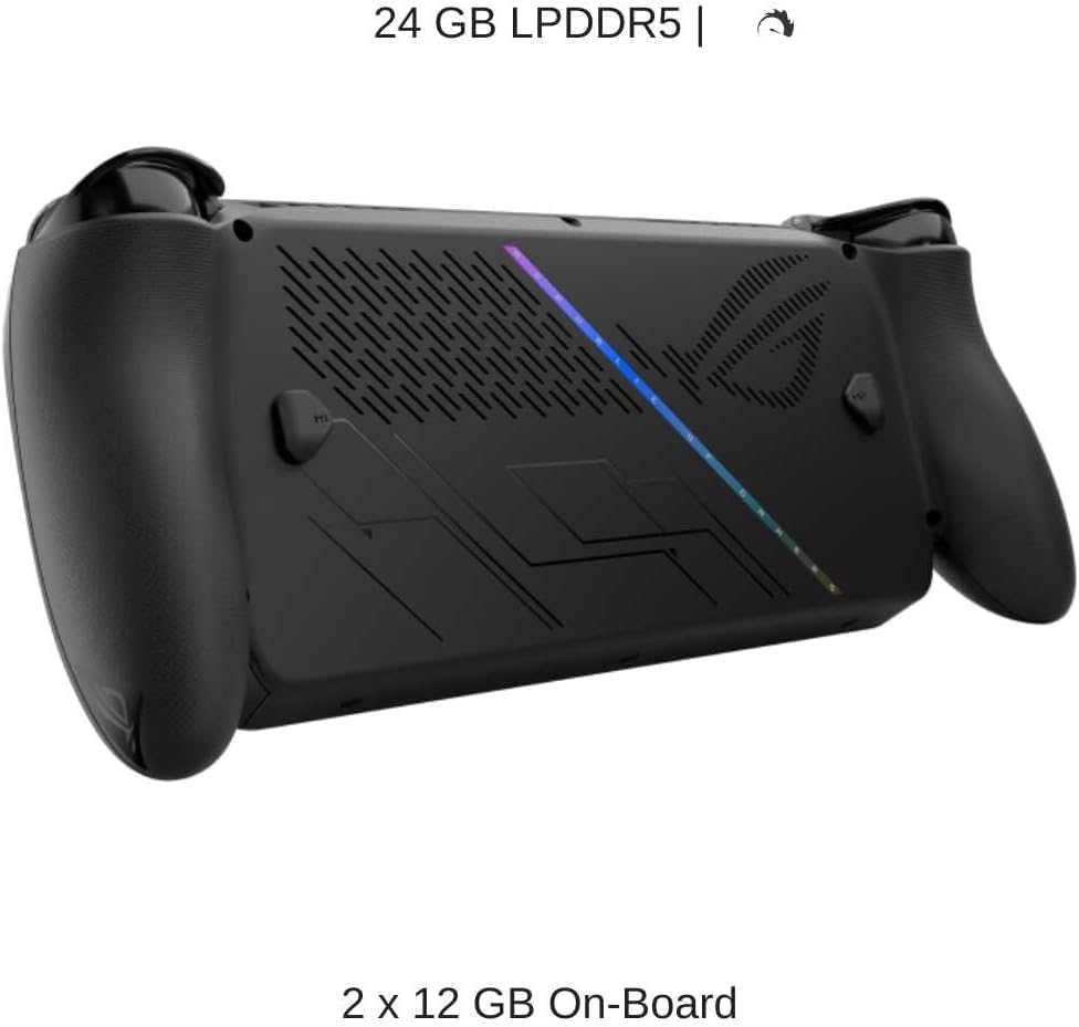 ASUS ROG Ally X 7" FHD 120Hz Gaming Handheld, 2.0 GHz Ryzen AI Z2 Extreme, AMD Radeon, 24 GB LPDDR5 RAM, 1 TB PCIe SSD, Windows(Japan Version)
