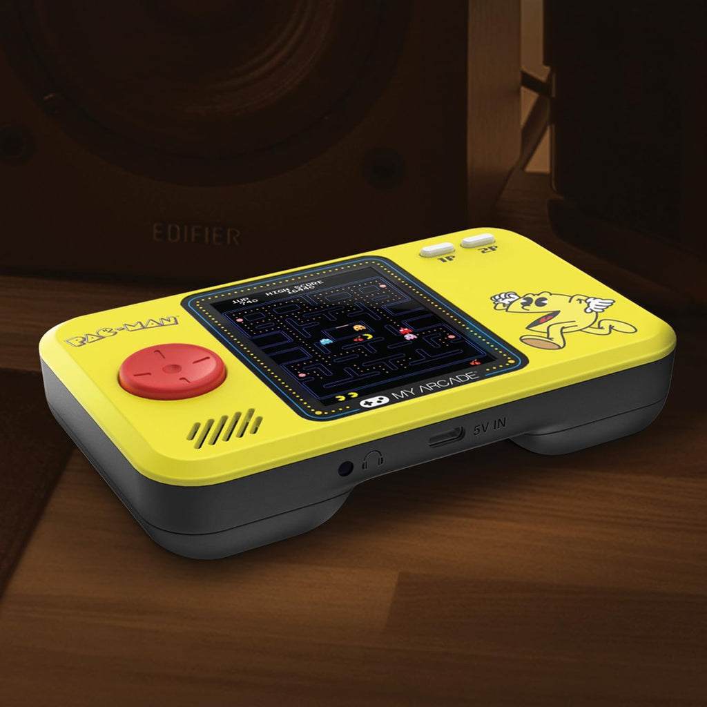 My Arcade Pac-Man Pocket Player Pro: 2.75" Color Display, Retro Gaming Consoles, Arcade Classics, Family Game Night, Retro Mini