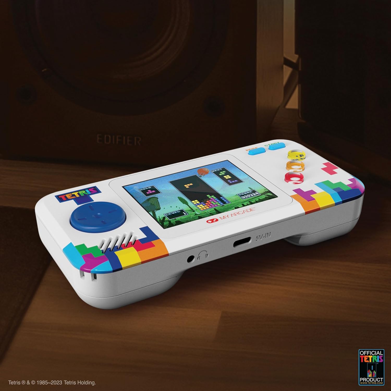 My Arcade Tetris Pocket Player Pro: Strategic Puzzle Games, Portable Game, Tetris Game, 2.75 inch Color Display