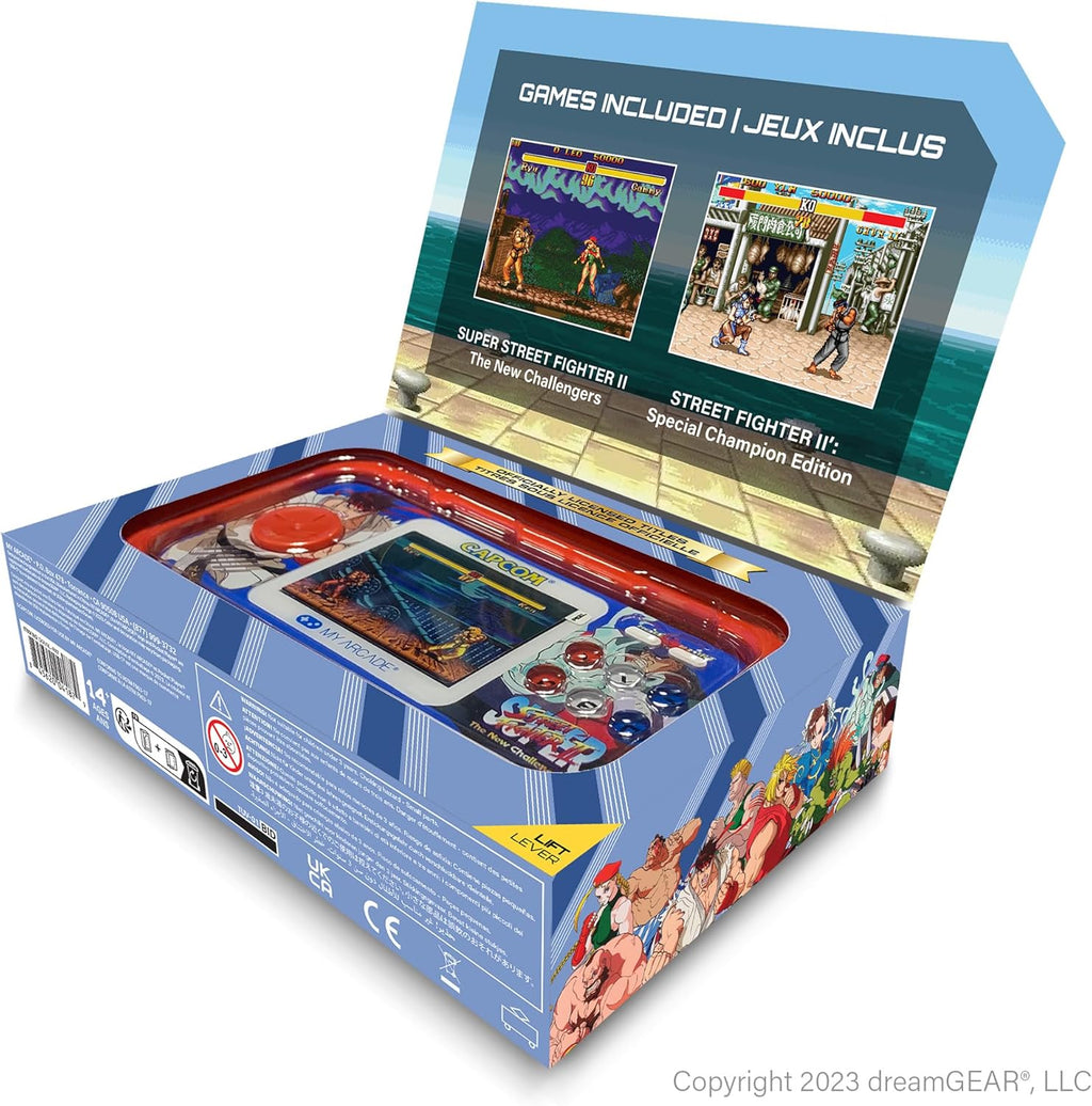 My Arcade Street Fighter II Pocket Player Pro: Capcom, Retro Gaming, 2 Games in 1
