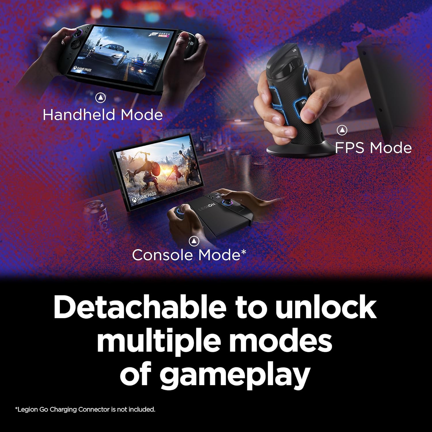 Lenovo Legion Go 2 – Mobile Gaming Console – AMD Ryzen Z2 CPU – 8.8" WQXGA PureSight OLED Display – 144Hz – Integrated AMD Radeon™ Graphics – 16GB Memory – 1TB Storage – Fingerprint Reader