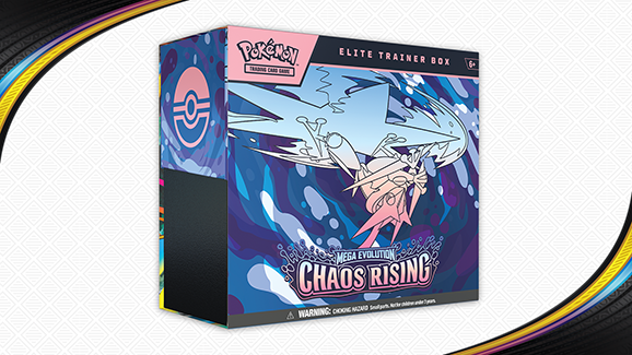 Pokémon TCG: Mega Evolution—Chaos Rising Elite Trainer Box (amazon)